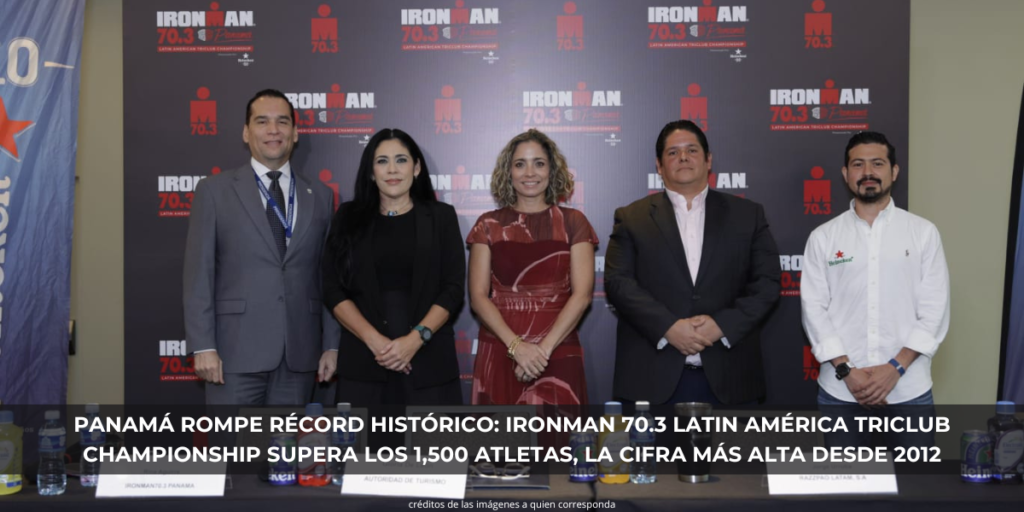 Panamá rompe récord histórico: IRONMAN 70.3 Latin América Triclub Championship supera los 1,500 atletas, la cifra más alta desde 2012