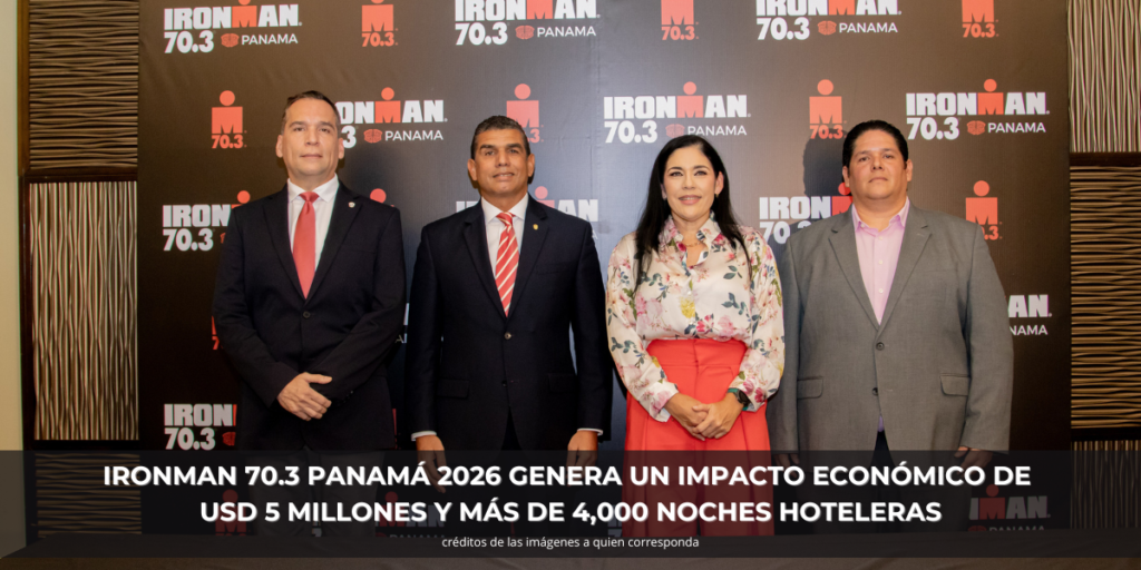 Ironman 70.3 Panamá 2026 genera un impacto económico de USD 5 millones y más de 4,000 noches hoteleras