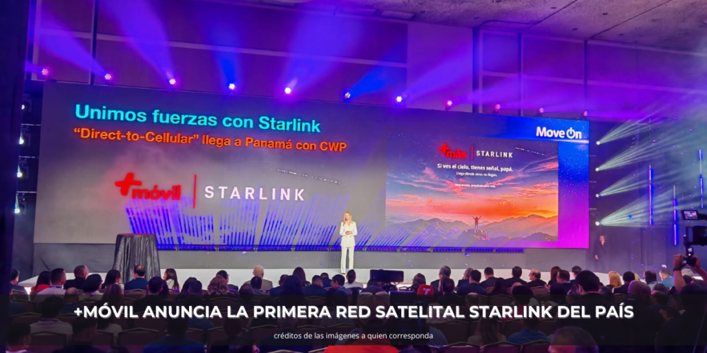 +Móvil anuncia la primera red satelital Starlink del país